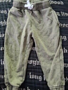 Lenox James Kids Olive Green Jogger Sweatpants , Lenox James Acid Wash Joggers